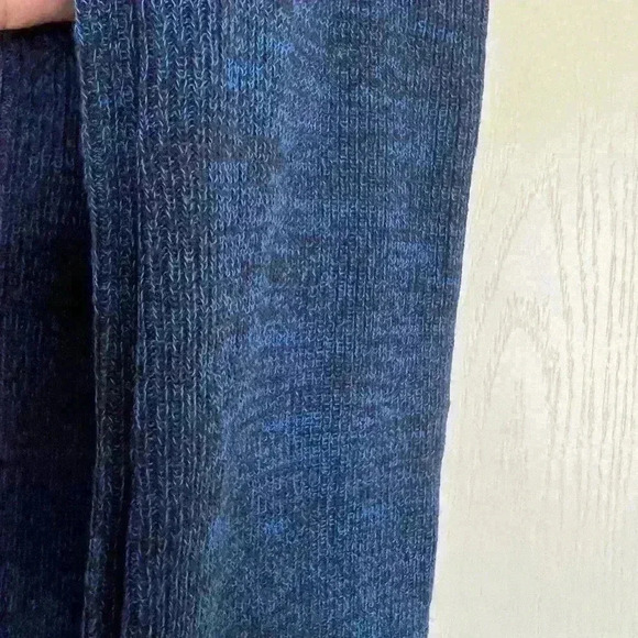 NWT Roots 73 Wallace Knit Scarf Unisex O/S Ink Blue Heather Winter Warm - Picture 5 of 8